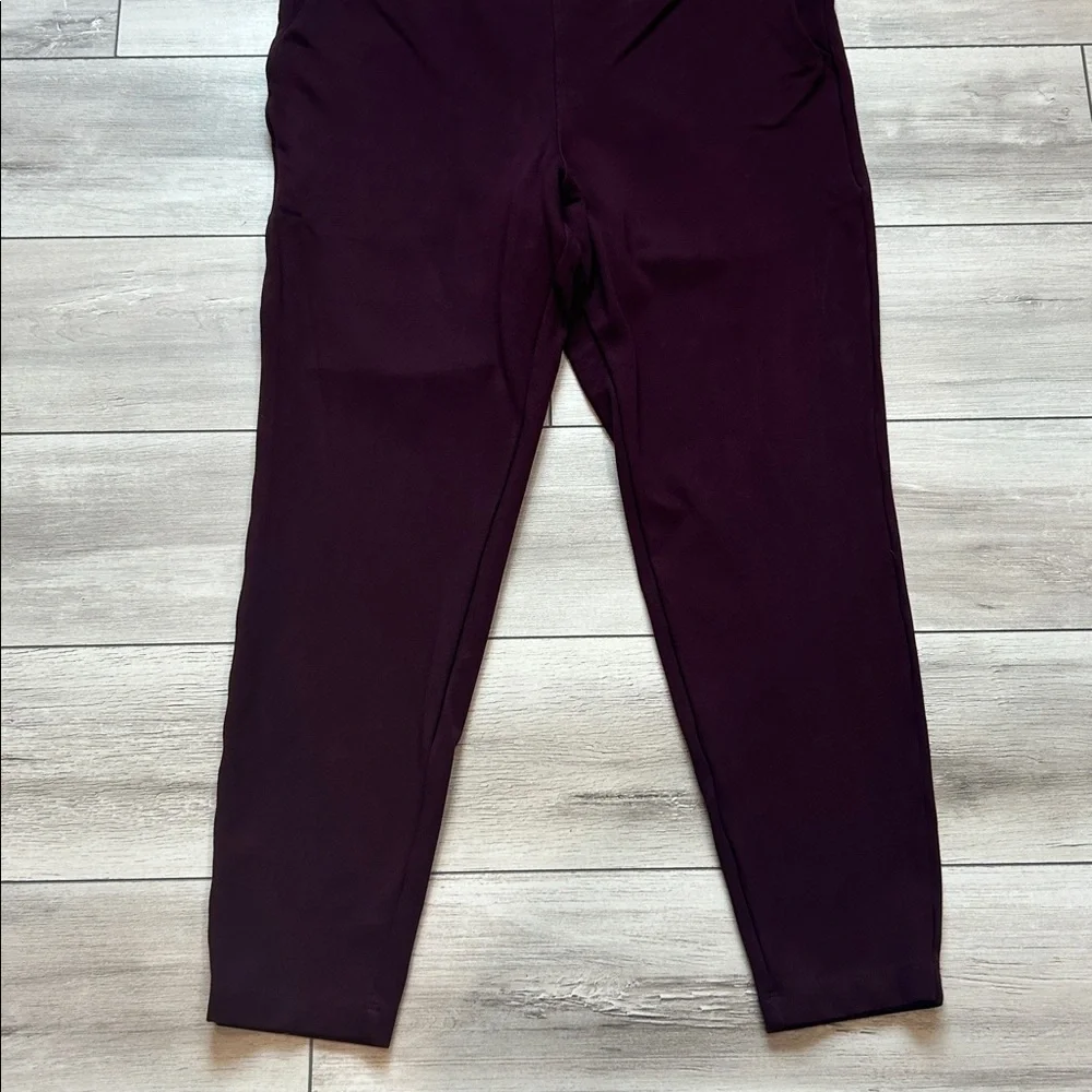 Universal Standard burgundy color pull on elastic waist pants size XS